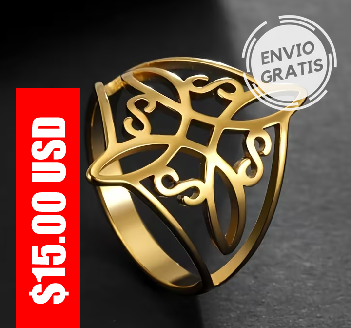 Anillo Nudo de bruja (Golden)