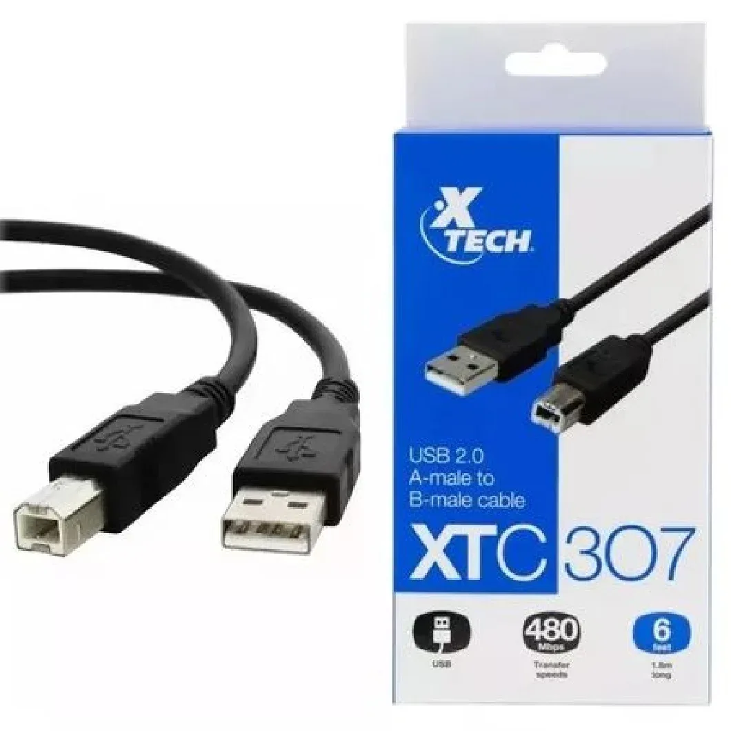 Cable USB para Impresor Xtech